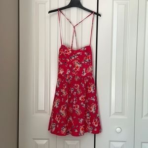 American eagle floral dress with pockets size 2